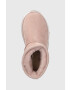 Ugg Велурени апрески Classic Mini Shine в розово - Pepit.bg