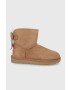 Ugg Велурени апрески Mini Bailey Fluff Bow - Pepit.bg