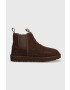 Ugg Велурени апрески Neumel Chelsea в кафяво - Pepit.bg