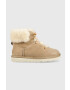 Ugg Велурени апрески W Classic Mini Alpine Lace в бежово - Pepit.bg