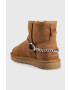Ugg Велурени апрески W Classic Mini Chains Ii в кафяво - Pepit.bg