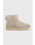 Ugg Велурени апрески W Classic Mini Ii в сиво - Pepit.bg