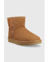 Ugg Велурени апрески W Classic Mini Slide Logo в кафяво 1134962.CHE - Pepit.bg