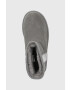 Ugg Велурени апрески W Classic Mini Slide Logo II в сиво - Pepit.bg