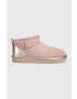 Ugg Велурени апрески W Classic Ultra Mini Shine - Pepit.bg