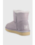 Ugg Велурени апрески W Mini Bailey Button Bling в лилаво - Pepit.bg