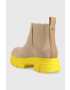 Ugg Велурени боти челси Ashton Chelsea в бежово с платформа - Pepit.bg