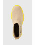 Ugg Велурени боти челси Ashton Chelsea в бежово с платформа - Pepit.bg