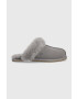Ugg Велурени чехли W Scuffette Ii в сиво - Pepit.bg