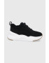 Ugg Велурени обувки La Glide Heritage в черно с платформа - Pepit.bg