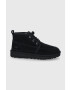 Ugg Велурени обувки Neumel Moc мъжки в черно - Pepit.bg