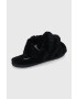 Ugg Вълнени пантофи в черно - Pepit.bg