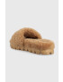 Ugg Вълнени пантофи W Cozetta Curly в кафяво - Pepit.bg