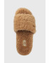 Ugg Вълнени пантофи W Cozetta Curly в кафяво - Pepit.bg