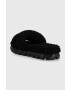 Ugg Вълнени пантофи W Cozetta Curly в черно - Pepit.bg