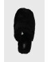Ugg Вълнени пантофи W Maxi Curly Slide в черно 1133151.BLK - Pepit.bg