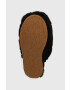 Ugg Вълнени пантофи W Maxi Curly Slide в черно 1133151.BLK - Pepit.bg