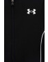 Under Armour Детски суичър в черно с изчистен дизайн - Pepit.bg