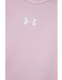 Under Armour Детски суичър в розово с принт - Pepit.bg