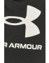 Under Armour Суичър в зелено с качулка с принт - Pepit.bg