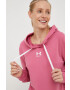 Under Armour Суичър в розово с качулка с принт - Pepit.bg
