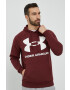 Under Armour Суичър в бордо с качулка с принт - Pepit.bg