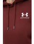 Under Armour Суичър в бордо с изчистен дизайн - Pepit.bg