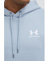 Under Armour Суичър в черно с качулка с принт - Pepit.bg