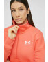 Under Armour Суичър в оранжево с принт - Pepit.bg