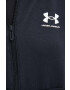 Under Armour Суичър в черно с качулка с принт - Pepit.bg