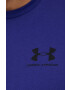 Under Armour Тениска в синьо с изчистен дизайн - Pepit.bg