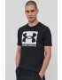 Under Armour Тениска 1361673 мъжка в черно с принт - Pepit.bg