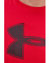 Under Armour Тениска 1329583 мъжка в червено с принт - Pepit.bg