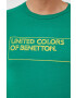 United Colors of Benetton Памучна блуза с дълги ръкави - Pepit.bg