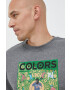 United Colors of Benetton Суичър X Colors в сиво с принт - Pepit.bg