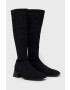 Vagabond Shoemakers Ботуши Blanca в черно с платформа - Pepit.bg