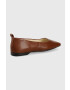 Vagabond Shoemakers Кожени балеринки Delia в кафяво - Pepit.bg