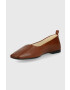 Vagabond Shoemakers Кожени балеринки Delia в кафяво - Pepit.bg
