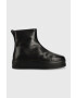 Vagabond Shoemakers Кожени боти Judy в черно с платформа с изолация - Pepit.bg
