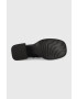 Vagabond Shoemakers Кожени боти Ansie в черно с висок ток - Pepit.bg
