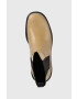 Vagabond Shoemakers Кожени боти челси Tara в бежово с платформа - Pepit.bg