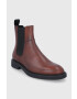 Vagabond Shoemakers Кожени боти челси мъжки в кафяво - Pepit.bg