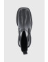 Vagabond Shoemakers Кожени боти челси дамски в черно с платформа - Pepit.bg