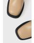 Vagabond Shoemakers Кожени боти челси Carla дамски в бежово с платформа - Pepit.bg