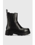 Vagabond Shoemakers Кожени боти челси Cosmo в черно с платформа с изолация - Pepit.bg