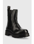 Vagabond Shoemakers Кожени боти челси Cosmo в черно с платформа с изолация - Pepit.bg