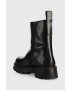 Vagabond Shoemakers Кожени боти челси Cosmo в черно с платформа с изолация - Pepit.bg