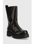 Vagabond Shoemakers Кожени боти Cosmo 2.0 в черно с платформа с изолация - Pepit.bg