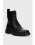 Vagabond Shoemakers Кожени боти Jillian в черно с висок ток - Pepit.bg