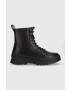 Vagabond Shoemakers Кожени боти Maxime в черно с платформа с изолация - Pepit.bg
